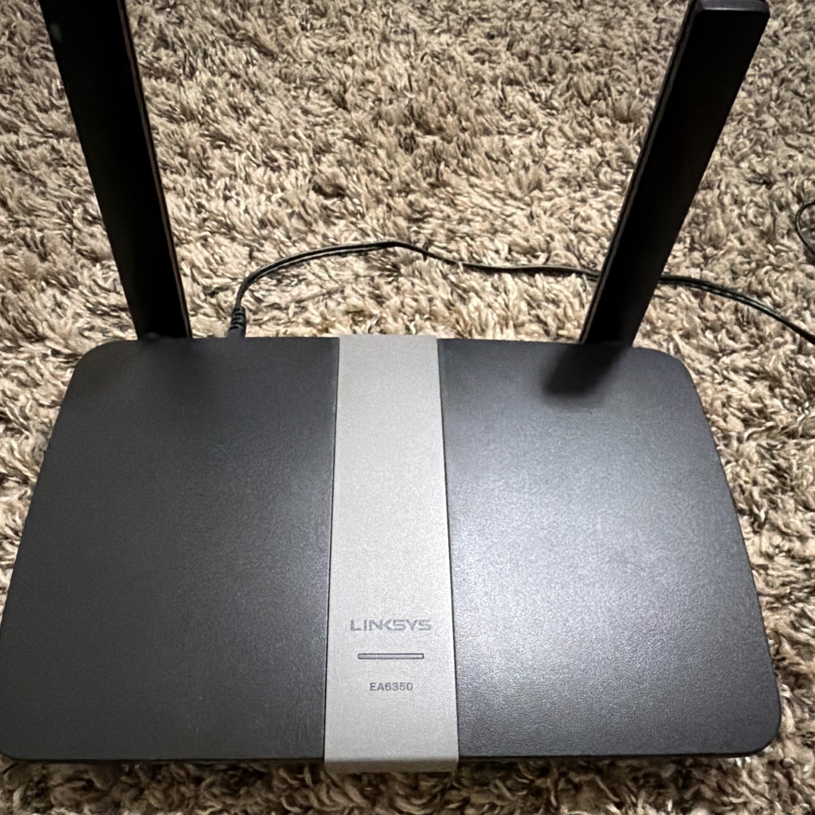 Linksys EA6350 Dual-Band AC1200 Wireless Router, 4-Port Gigabit, Black
