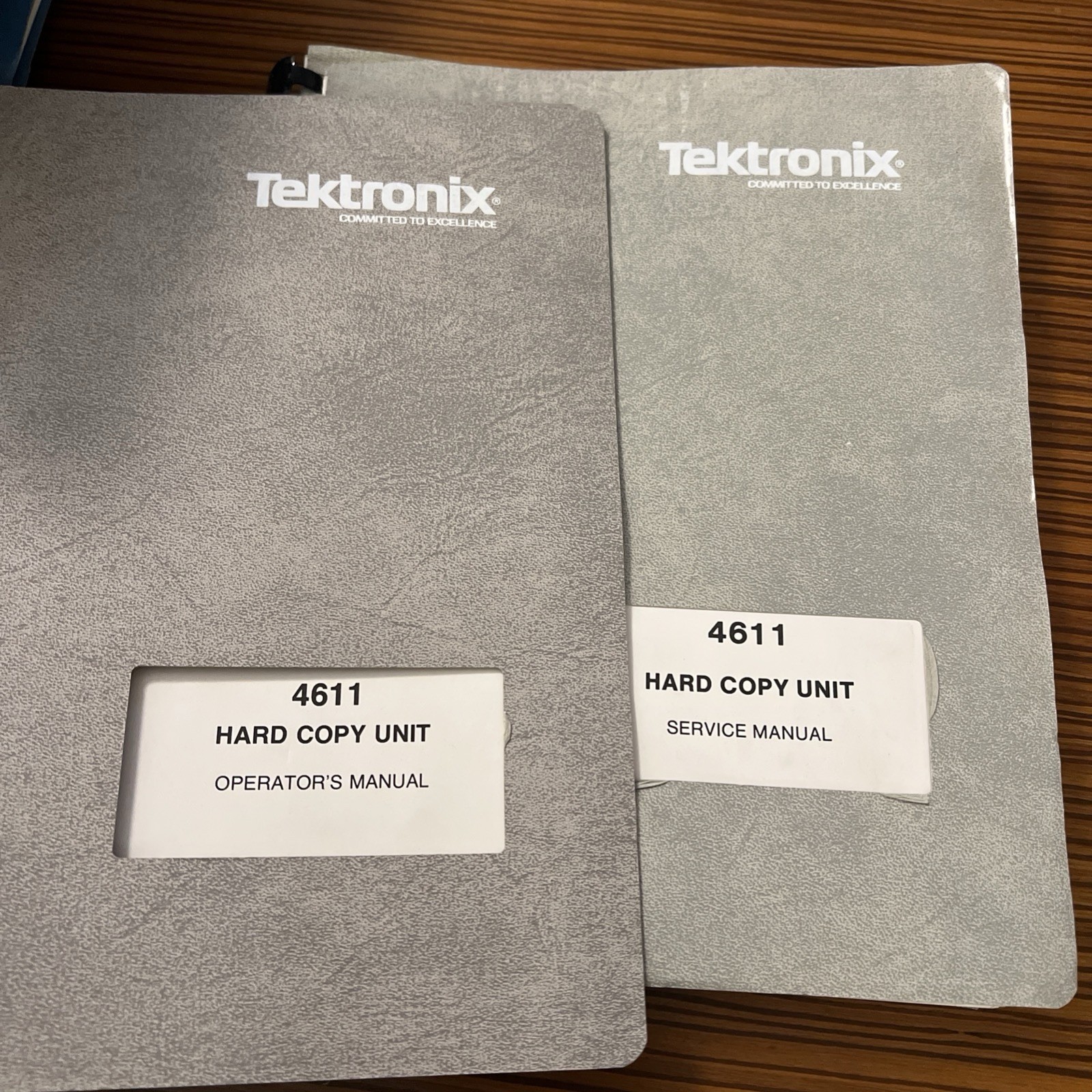 Tektronix 4611 Hard Copy Unit Operator + Service Manuals OEM Set