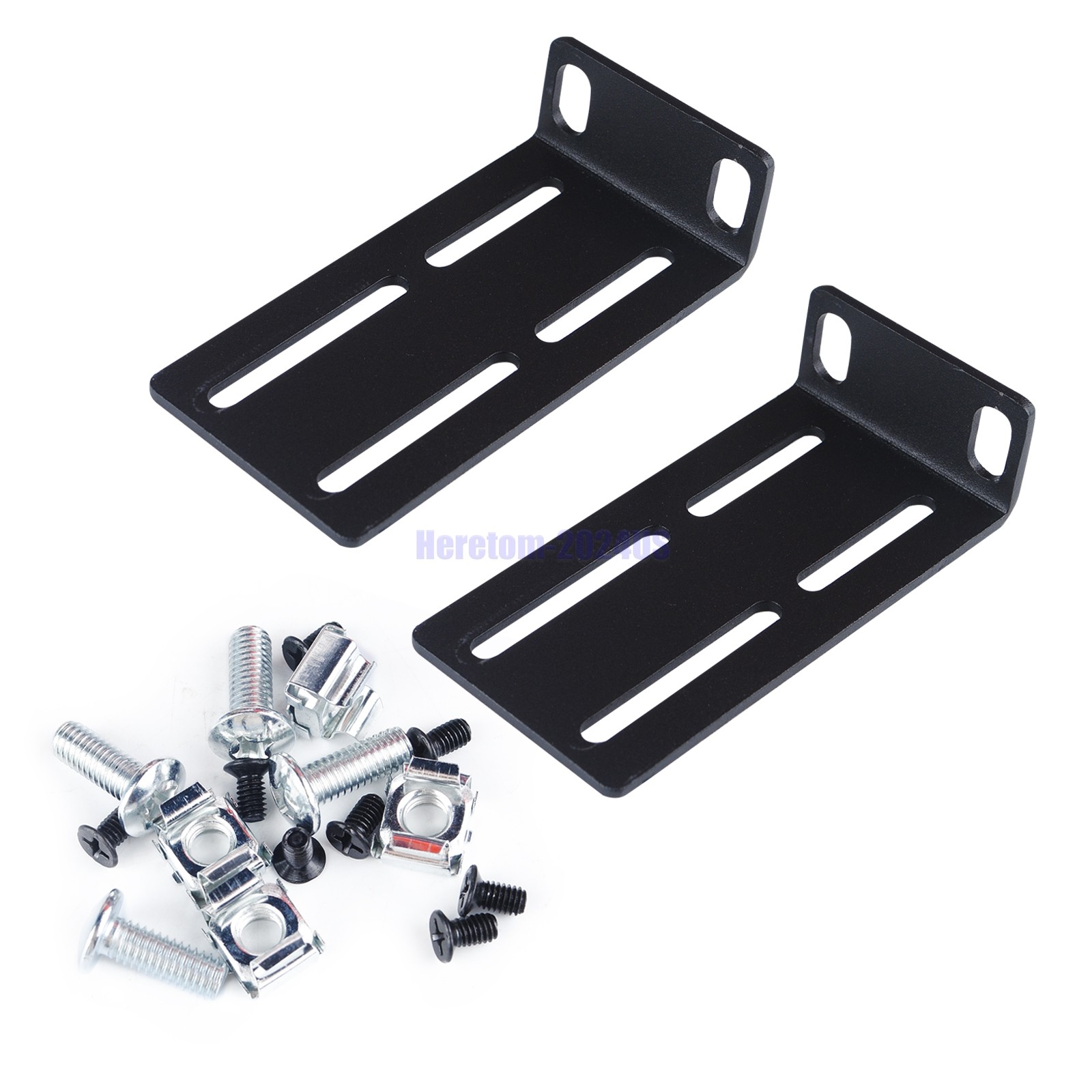 1 Pair Universal Adjustable Rack Mount Ears For 19" Network Switch HP Aruba HPE