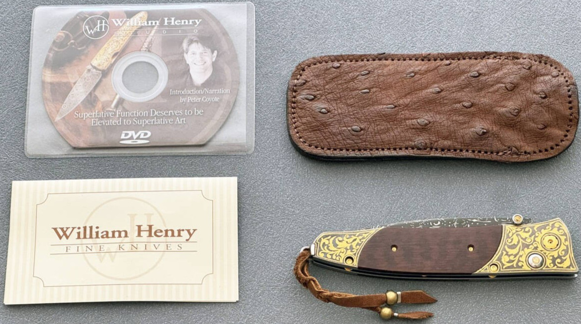 Unused William Henry B30 Ridgeline Special Edition 048/100 Folding Knife Rare