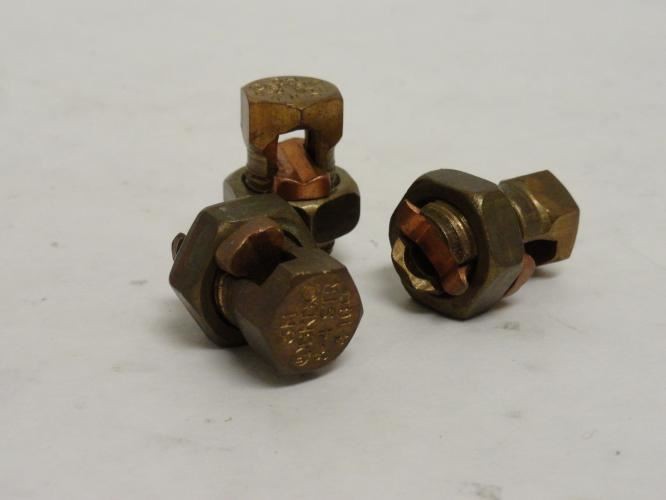 208690 New-No Box; MFG- IK-3 Lot-3 Split Bolt Connector; Copper Alloy; 2000V