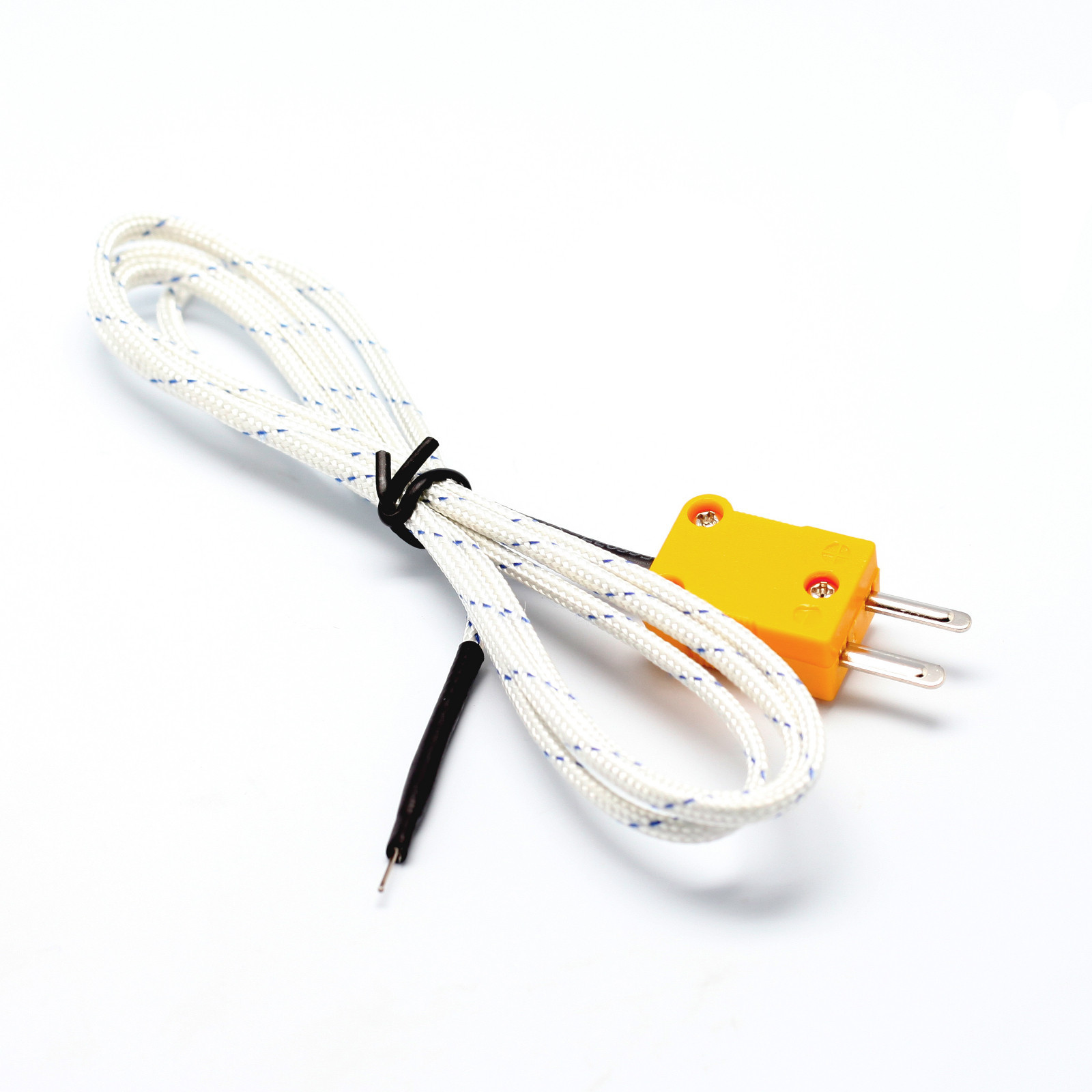 K-Type Thermocouple for Digital Thermometer Wire Sensor Probe Fiber Glass TF1