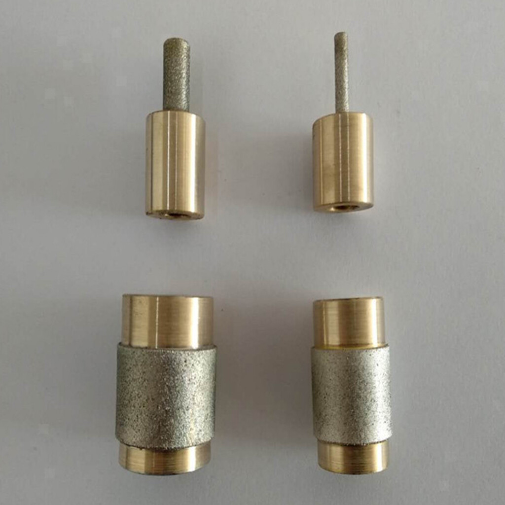 4Pcs Grinding Bits Set Stained Glass Grinder Head Bit for All Grinding Machines