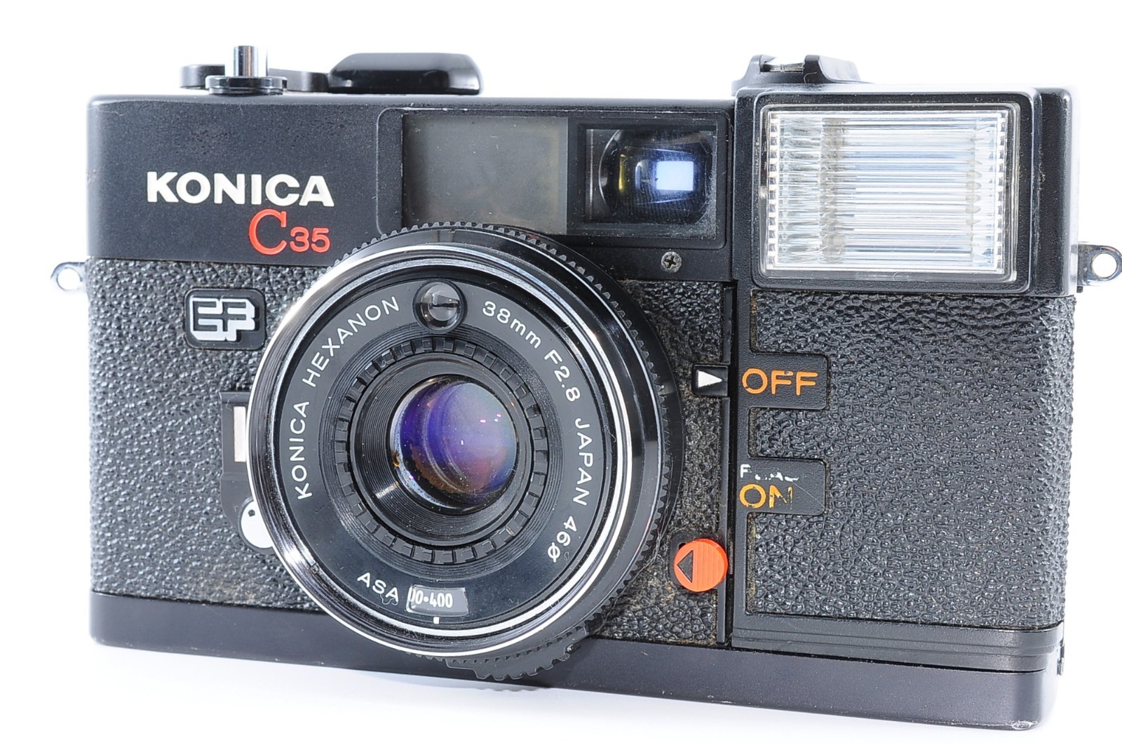 [Near MINT] Konica C35 EF 38mm f/2.8 Point & Shoot Film Camera from Japan