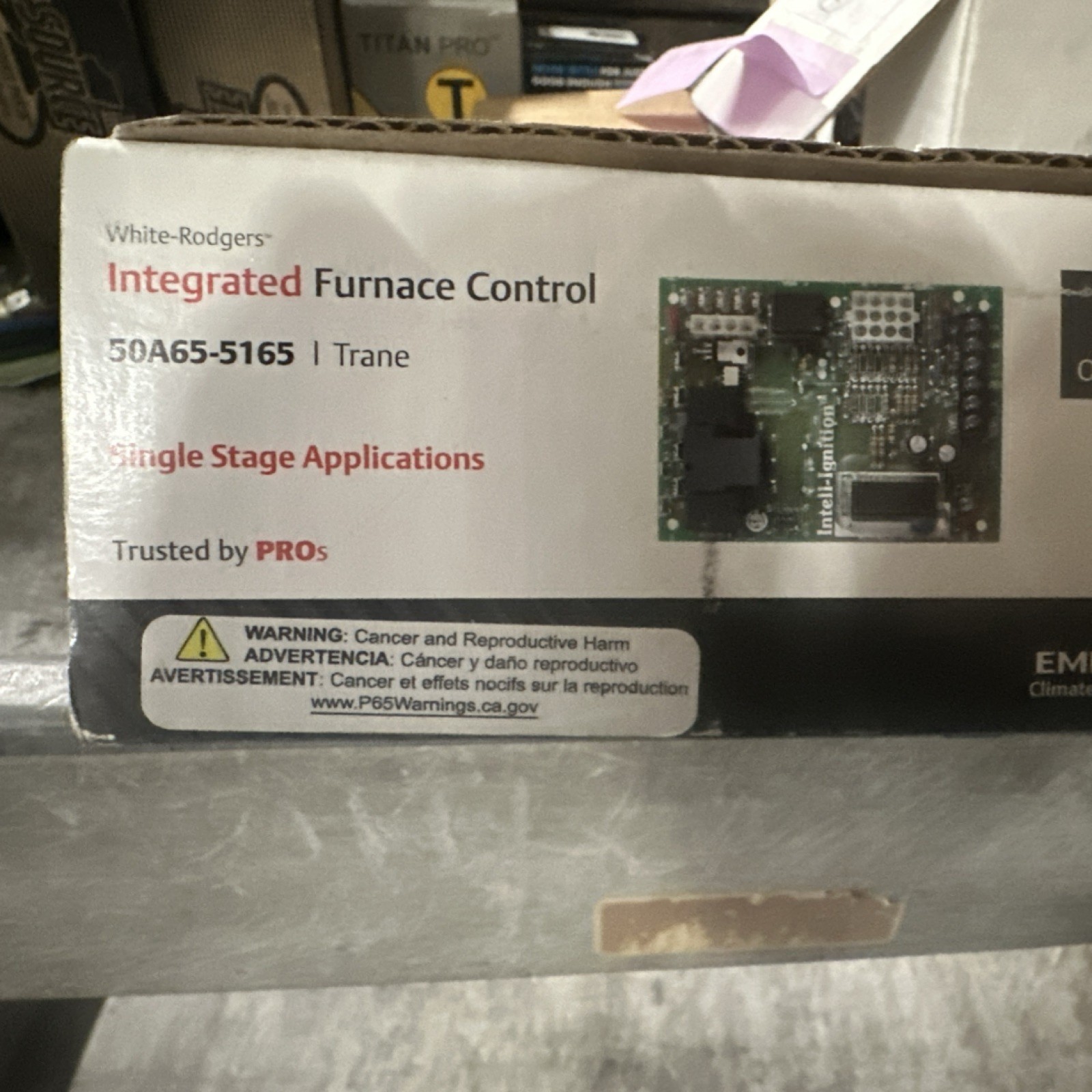 White-Rodgers Integrated Furnace Control 50A65-5165 for Trane Single Stage