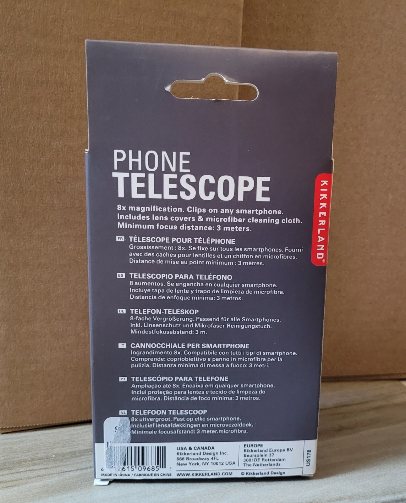 Kikkerland Phone Telescope (US178). 8X Magnification