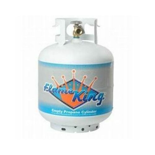YSN Imports YSN230 Propane Tank 20 Pound White 12.3" Diameter 17.8" Length Steel