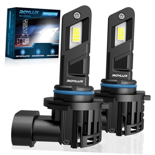 HB4 Fog Light Bulbs, 20000LM 600% Brightness Canbus Ready Plug and Play 9006