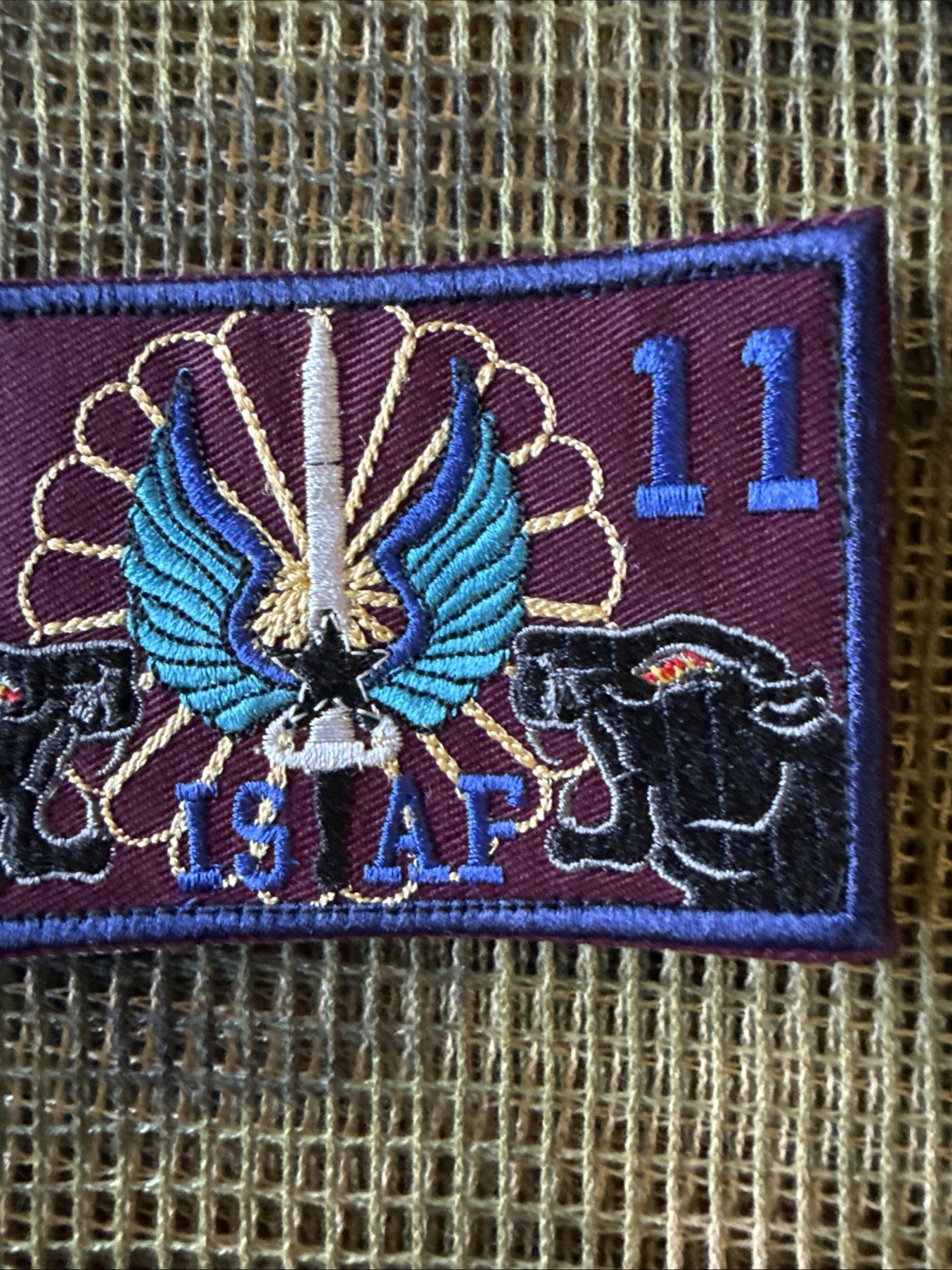 French Foreign Legion 11th Shock Parachute Regiment Unit Color Patch