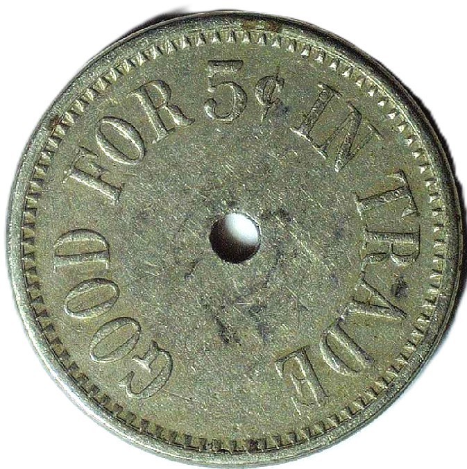 BRADFORD NOVELTY MACHINE CO. - GFT 5 ¢- SAN FRANCISCO, CA - TC# 553236 - EC 8808