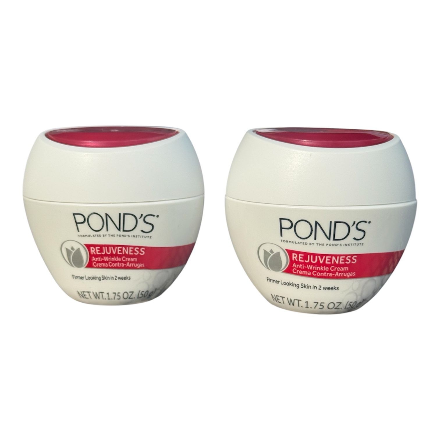 Pond's Rejuveness Anti-Wrinkle Cream 1.75oz Set of 2 (Kit w/2 pieces)Travel size