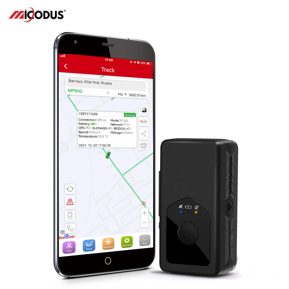 4G GPS Tracker Portable Mini GPS Tracking APP 3000mah Waterproof Voice Monitor