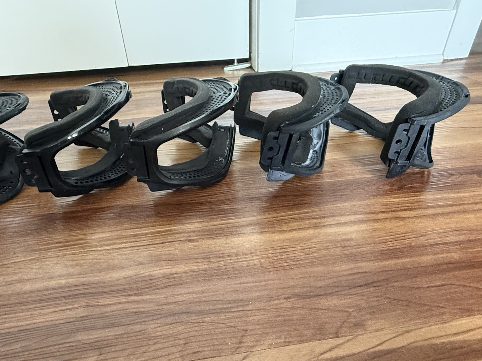 8 JT Spectra ProFlex Goggle Frames Lot - BLACK