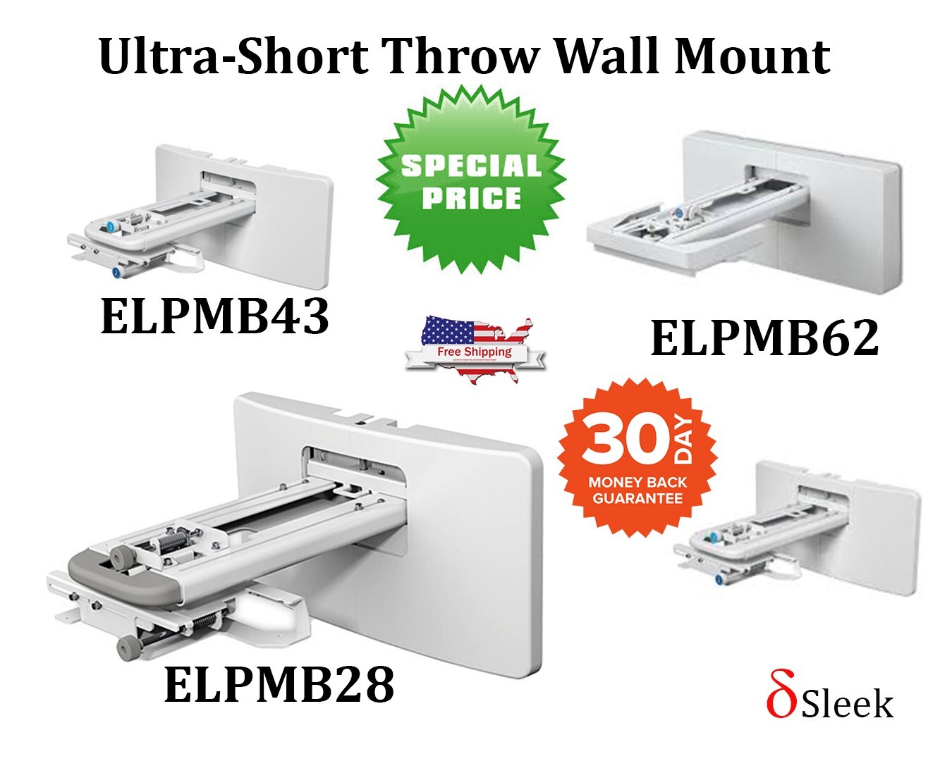 Epson ELPMB46 Ultra-Short Throw Wall Mount