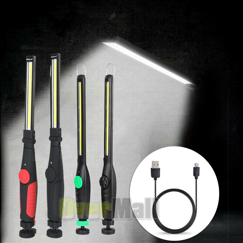 25-LED Work Light COB Inspection Lamp Magnetic Torch USB Rechargeable Car