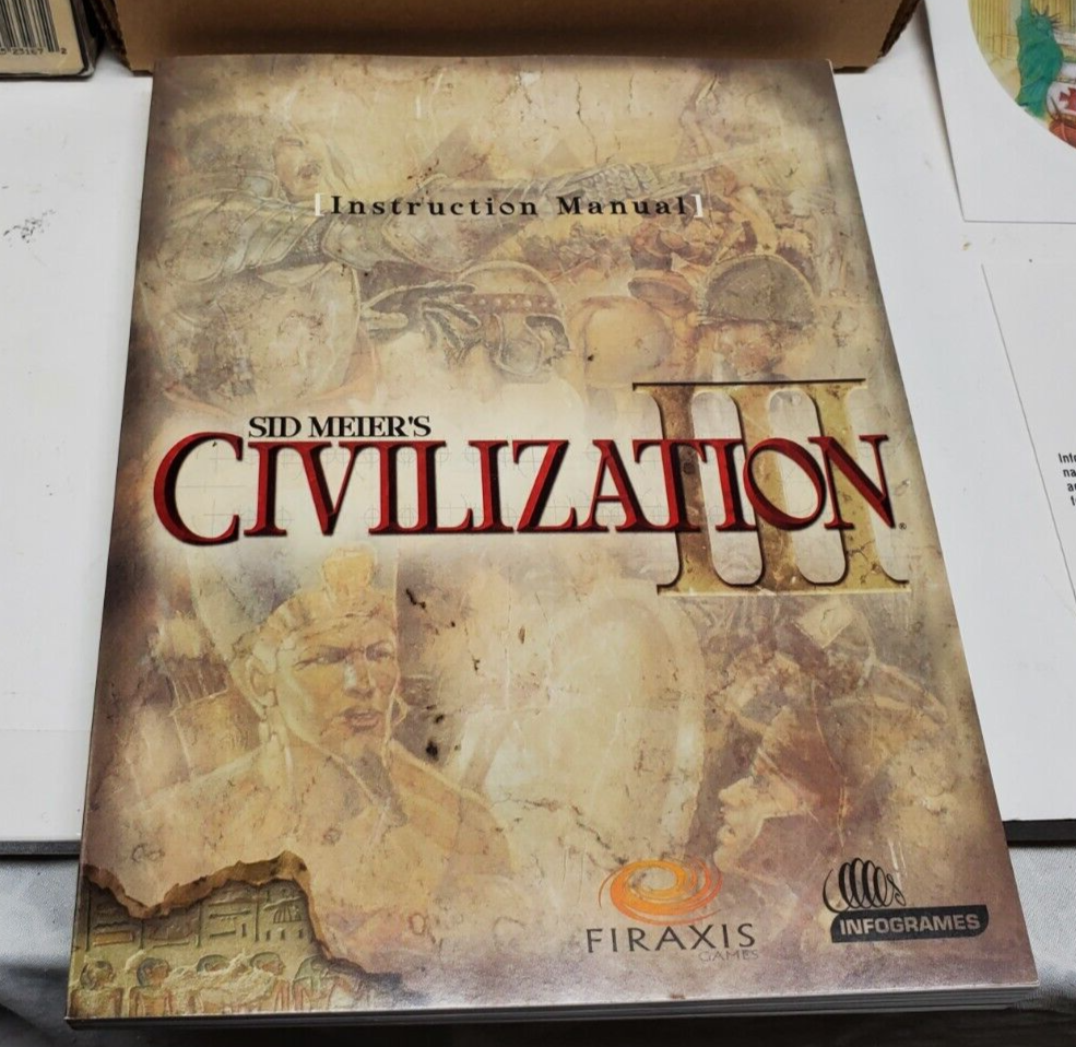 Infograms Sid Meir's, Civilization III & II Win 95/98/Me/XP/2K Big Box