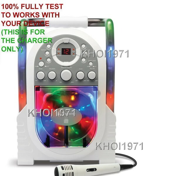 12V-VOLT Wall AC adapter power for SML505 The SINGING MACHINE Karaoke system
