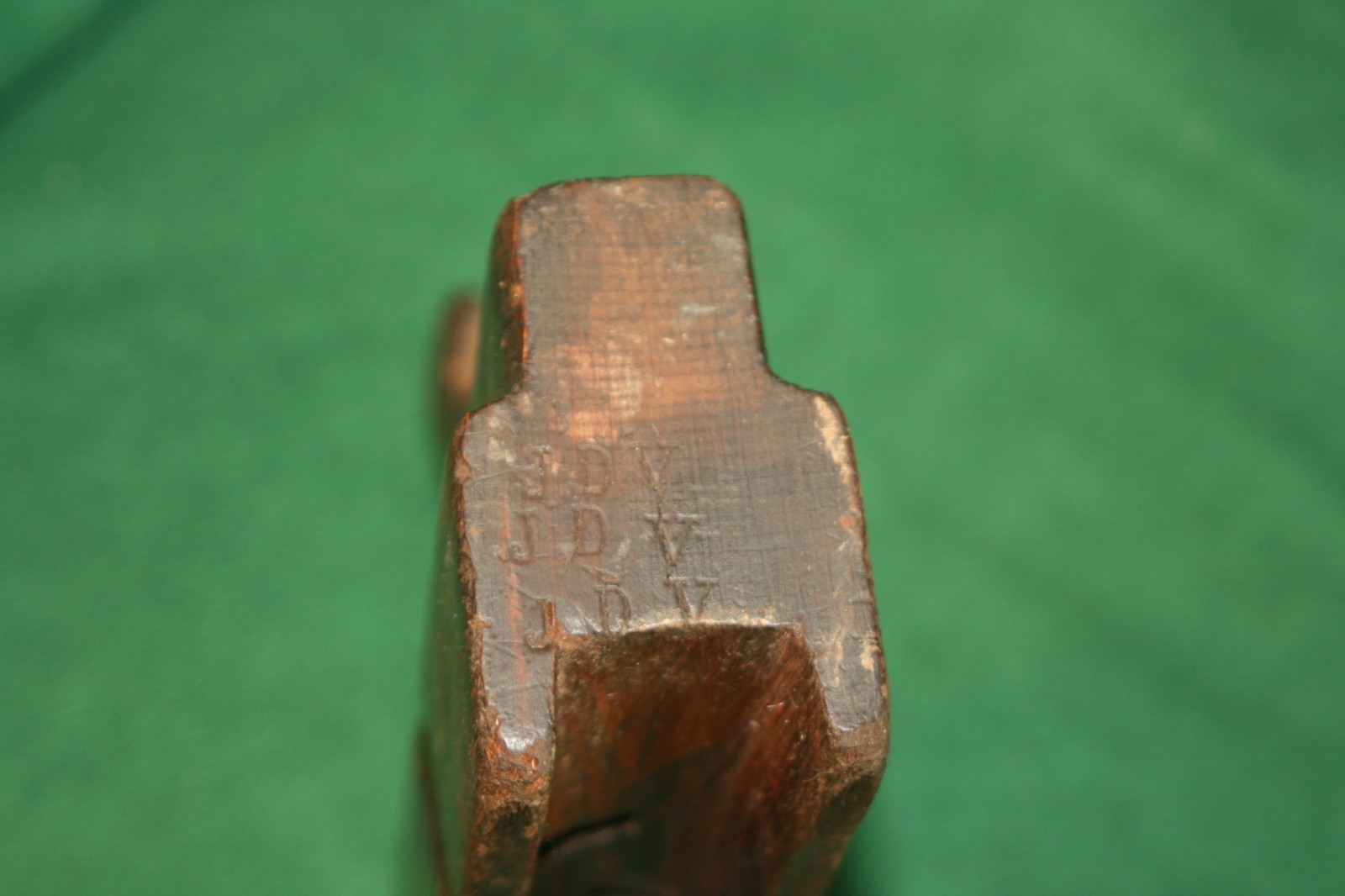 Antique Owasco Tool Co 1875 Two Iron 1-1/4" Nosing Plane INV#BD05