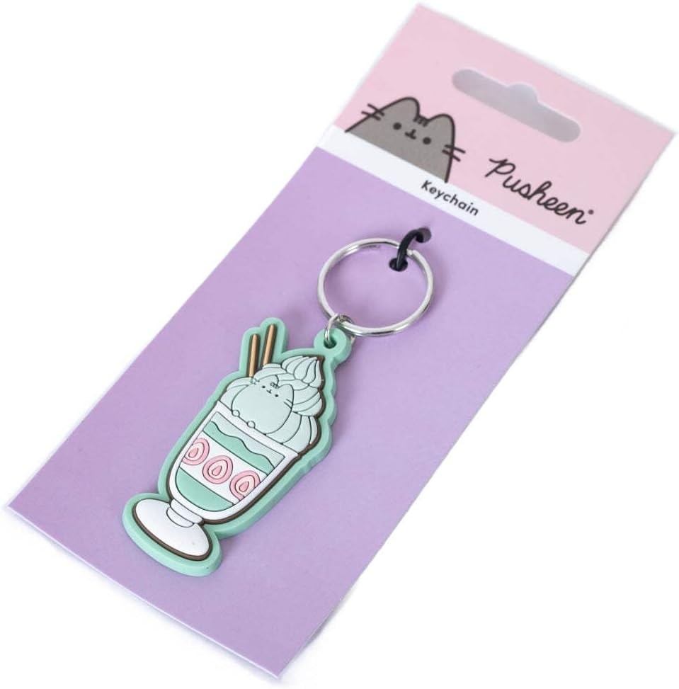 Porte-clés Pushheen (Matcha) en PVC