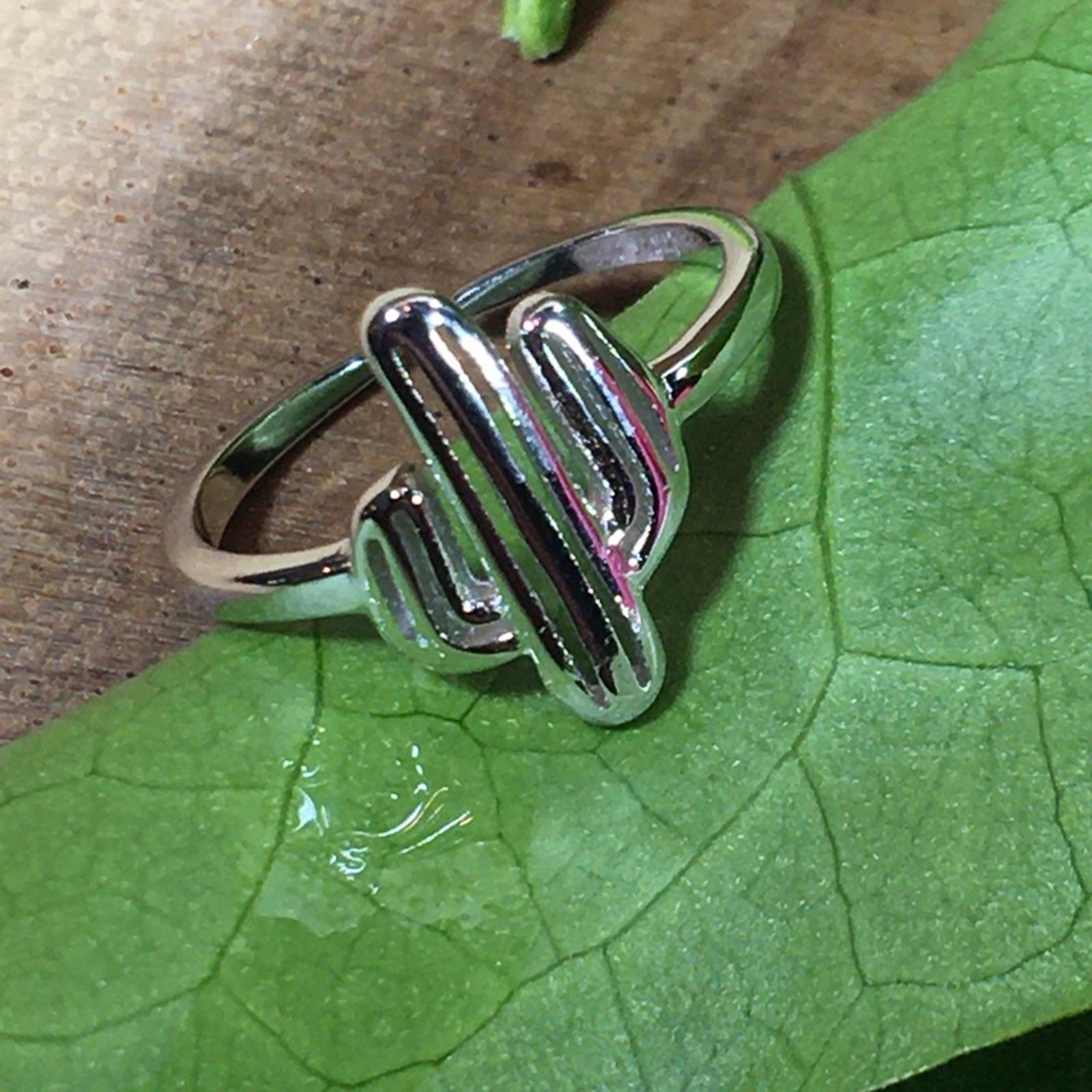 Sterling Silver Cactus Toe Ring