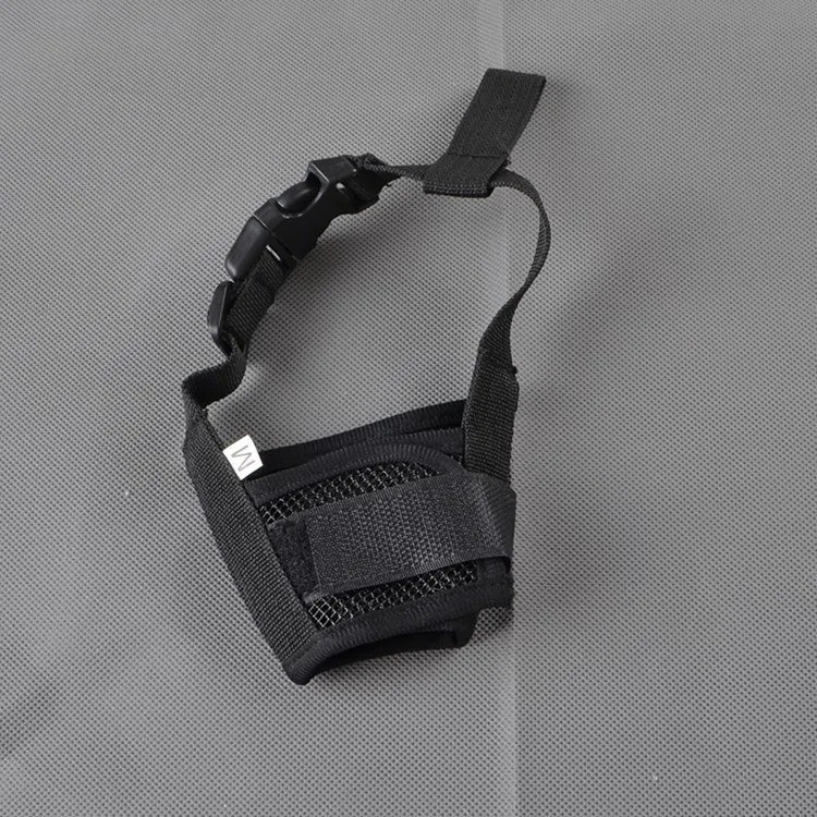 Dog Muzzle for Medium Large Dogs Soft Nylon Muzzle Adjustable Straps