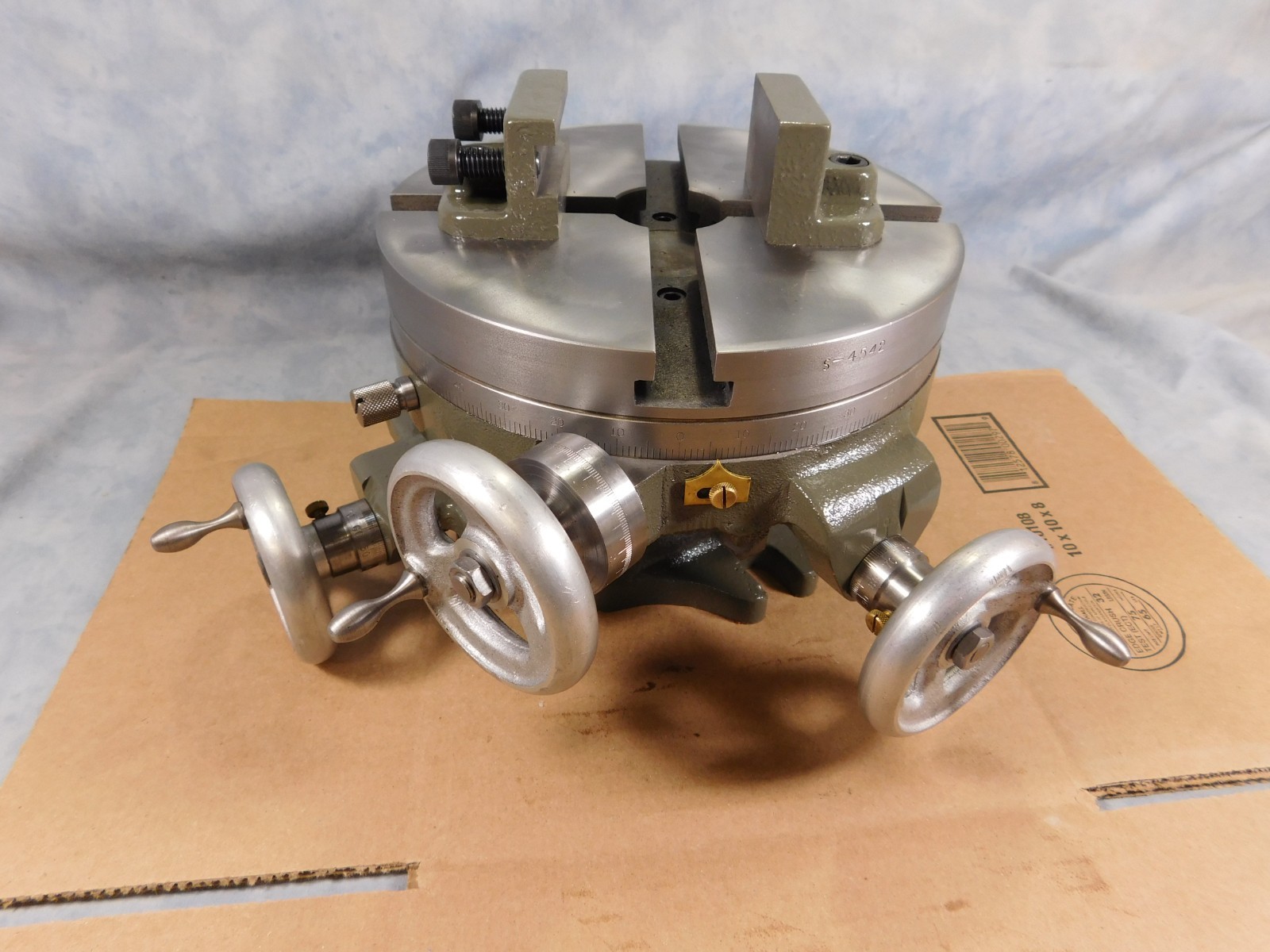 PALMGREN 8" X-Y ROTARY TABLE FOR MILLING AND DRILLING #83 FRESHLY RESTORED!!