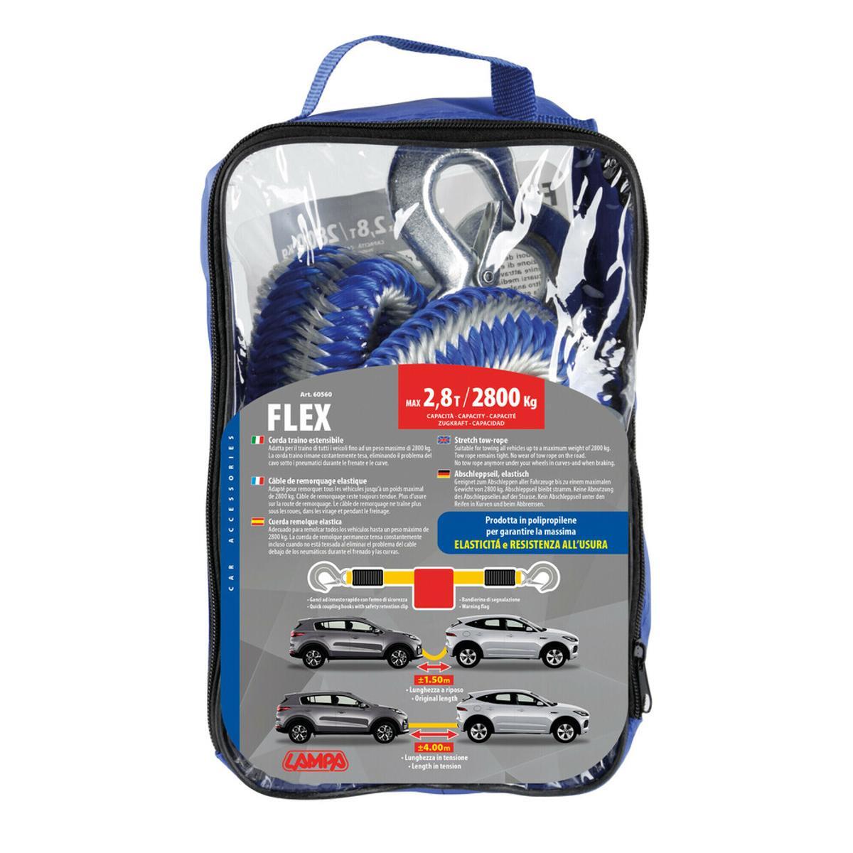 Flex Extendable Tow Rope 2800kg