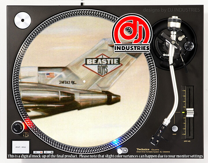 Beastie Boys License To Ill - 7"-12" DJ slipmat for LP turntable record player