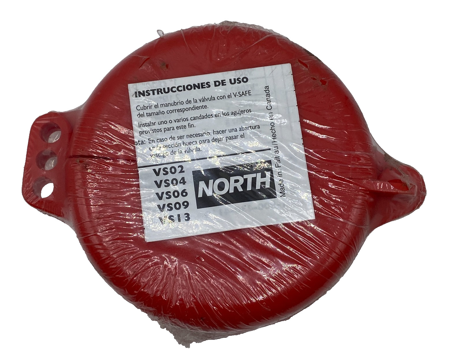 North V-Safe VS04R Val Lock 2.5-5" Red Verrov V-Safe 2.5-5" Rouge