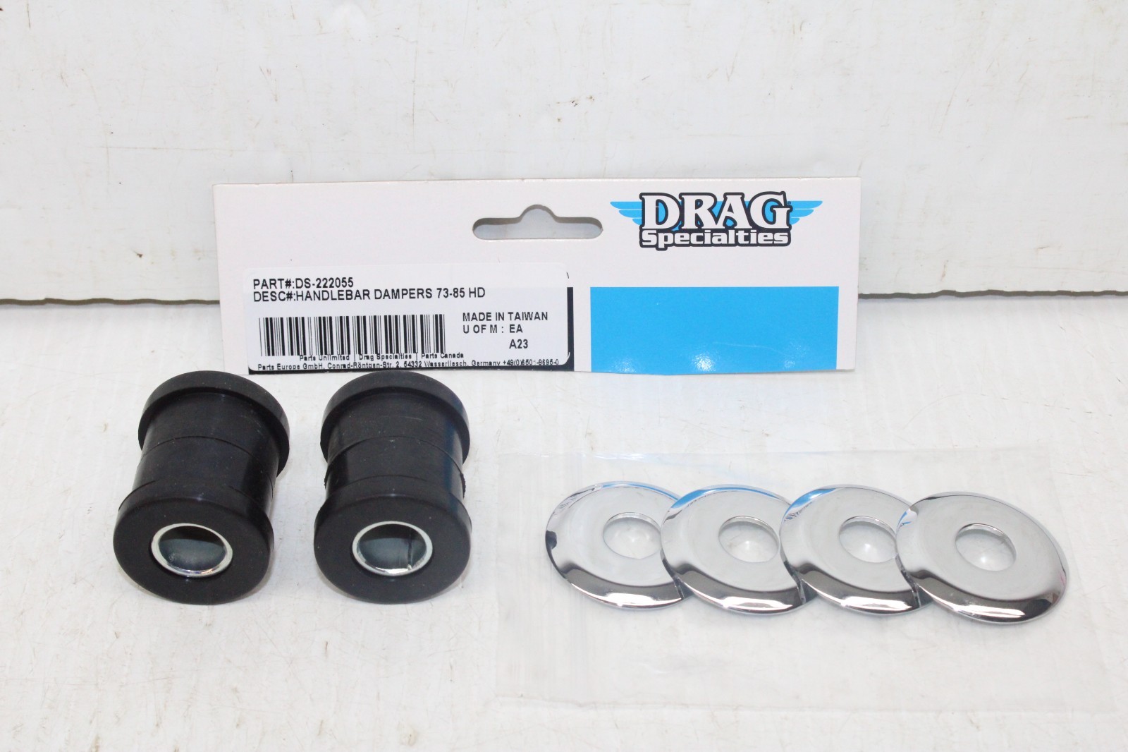 1973-85 Harley-Davidson Handlebar Damper Bushing Washer Set 56158-73 NEW
