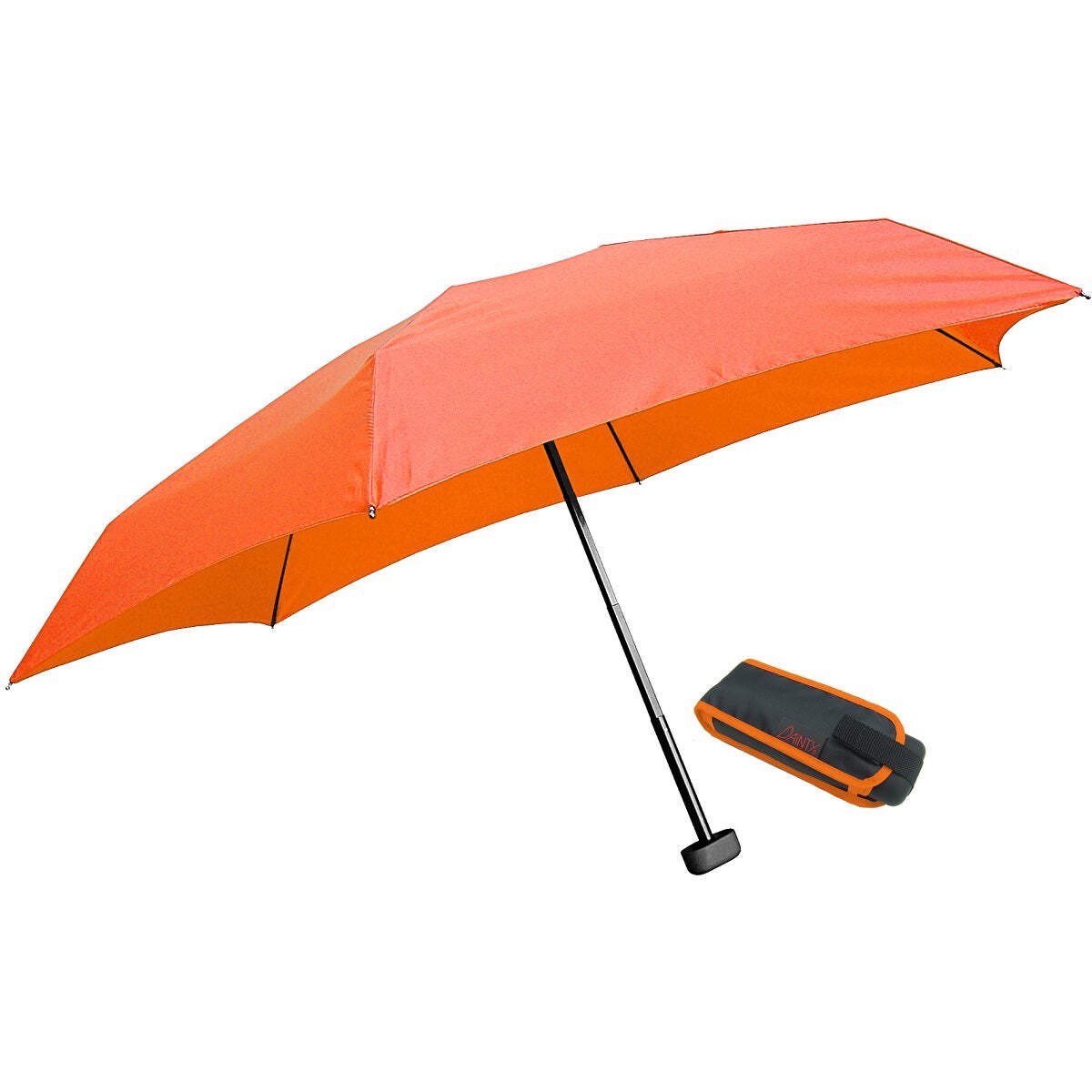 EuroSCHIRM Dainty Pocket Umbrella (Orange) Lightweight Trekking Hiking