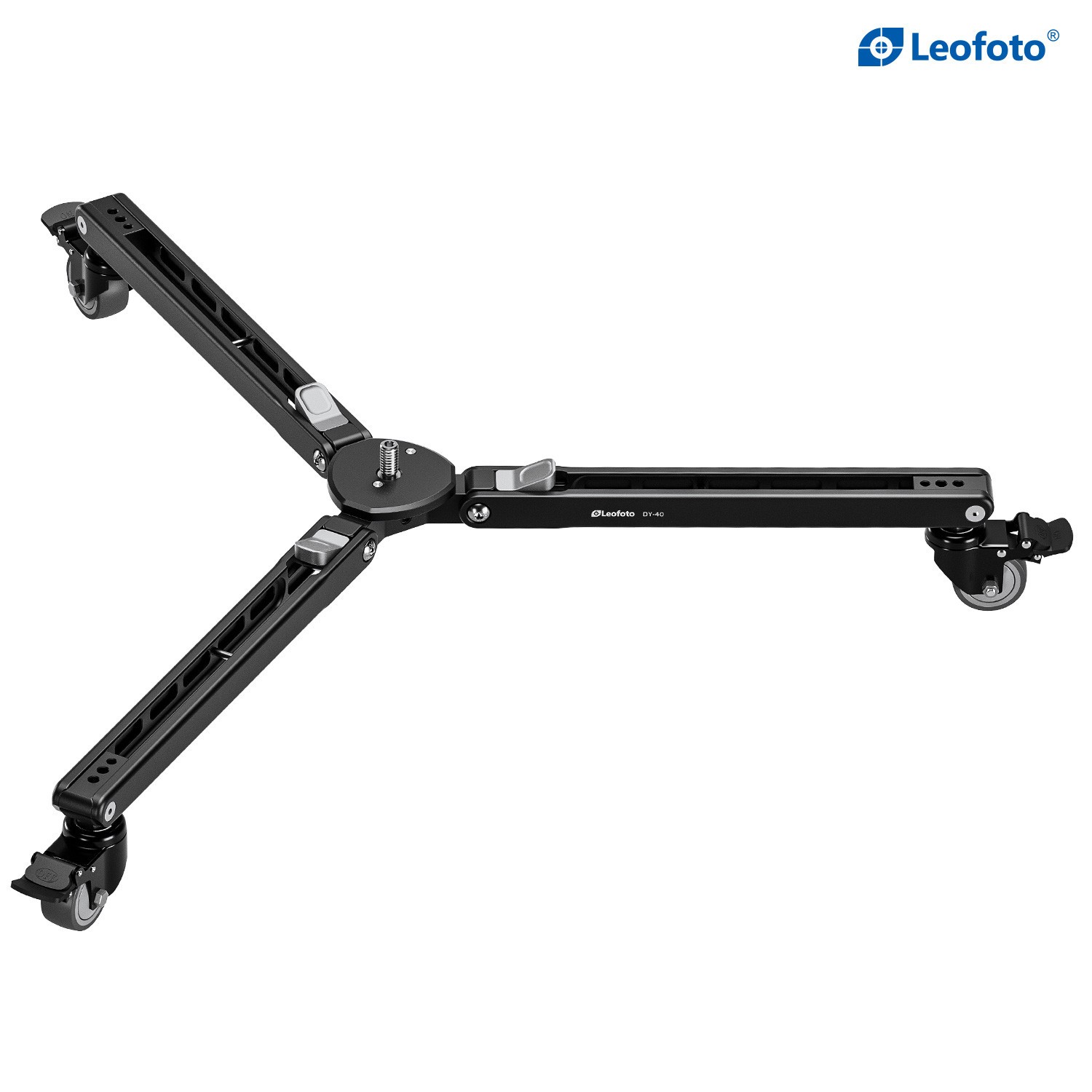 【Leofoto USA】Leofoto DY-40 Monopod Dolly with Lockable Wheels/Tripod Conversion