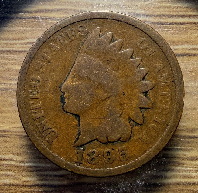1895 Indian Head Cent - Actual Coin Shown - Free Shipping & Tracking INV#102