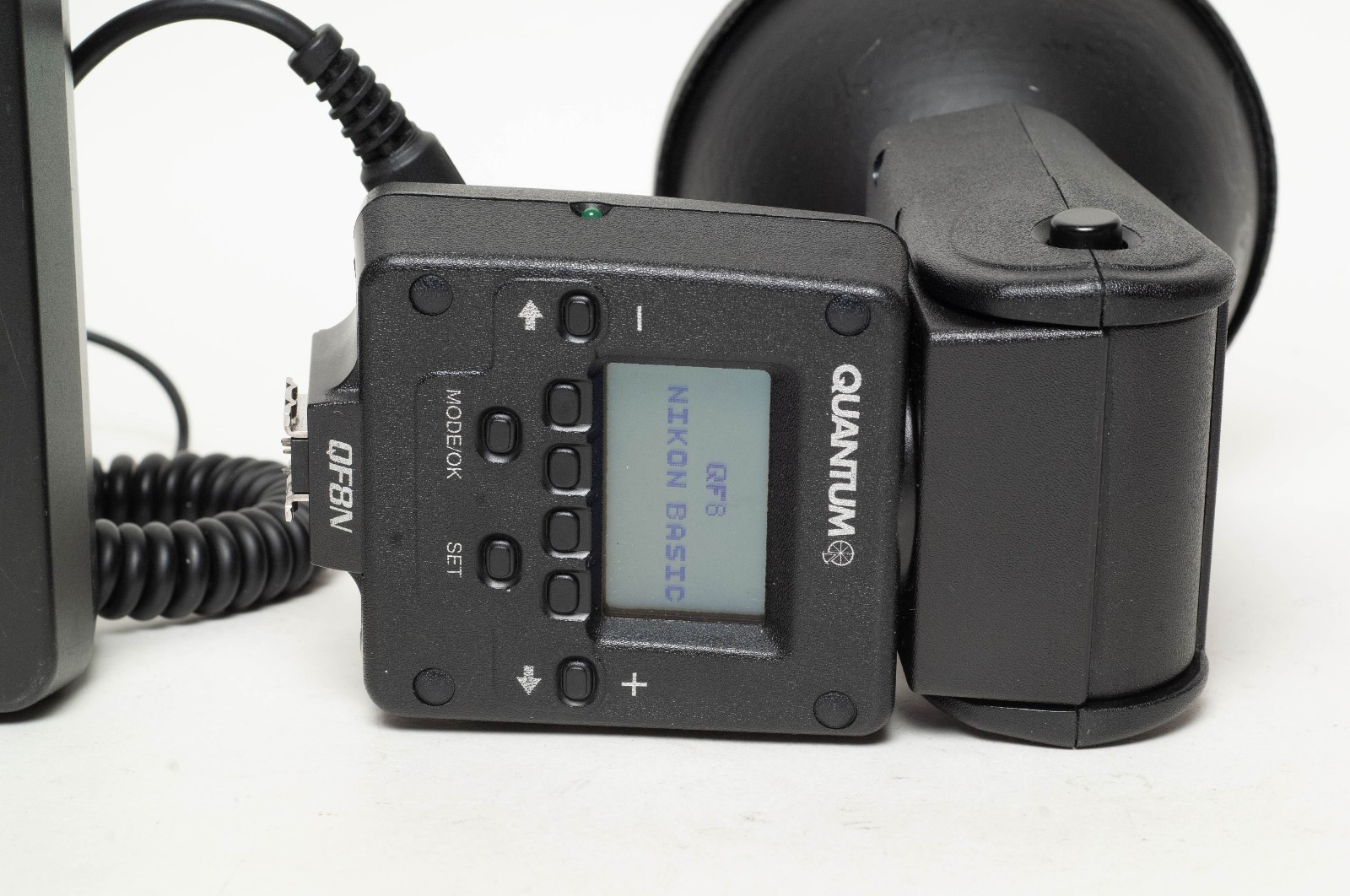 Tested Minty Quantum Qflash QF8N Trio Basic TTL Flash Turbo 3 battery for Nikon