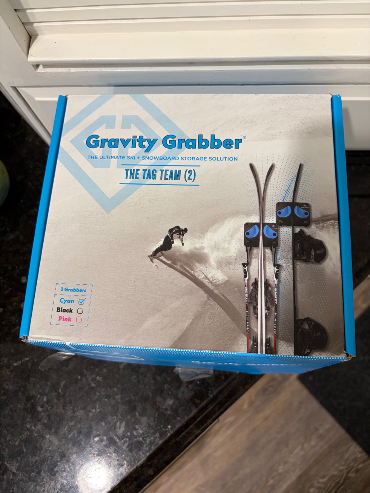 Gravity Grabber® THE ULTIMATE SKI + SNOWBOARD STORAGE SOLUTION