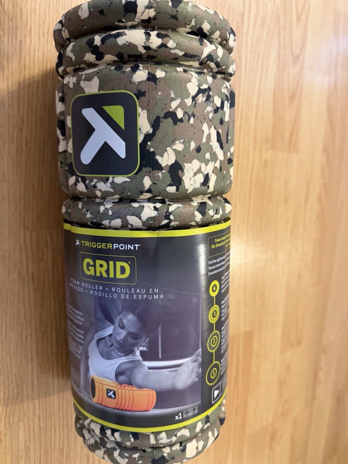 TRIGGERPOINT GRID Foam Roller Green/Black/White Foam, Durable Construction