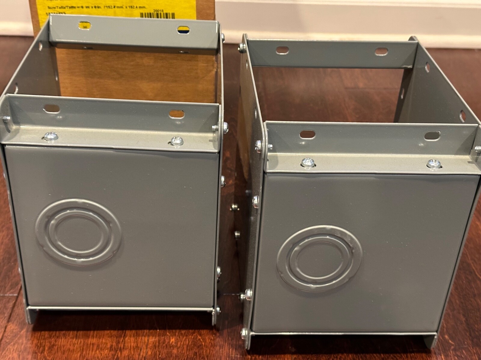 2 Count Square-D LDB6J Junction Boxes General Purpose Wire Way Square-Duct Steel