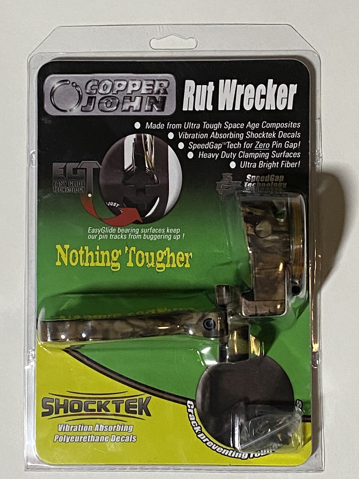 KZ) NWT Copper John Rut Wrecker, 3 Pin, Camo Bow Sight