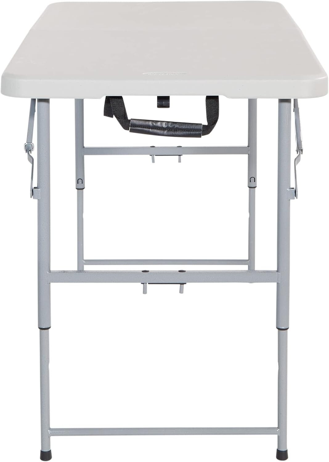 Mesa De Plastico Para Fiestas Patio Grande Plegable Cuadrada Cocina 4 Feet White