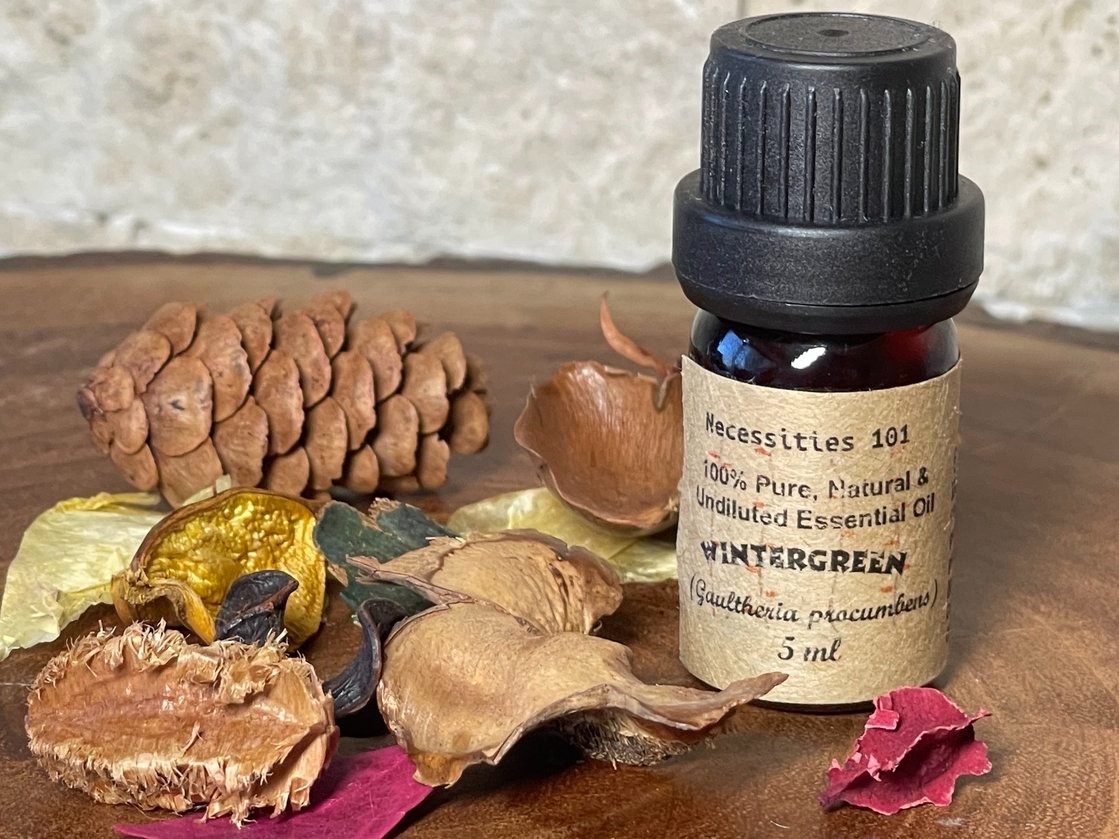 15 ml Wintergreen Essential Oil 100% Pure NaturalUndiluted Gaultheria procumbens
