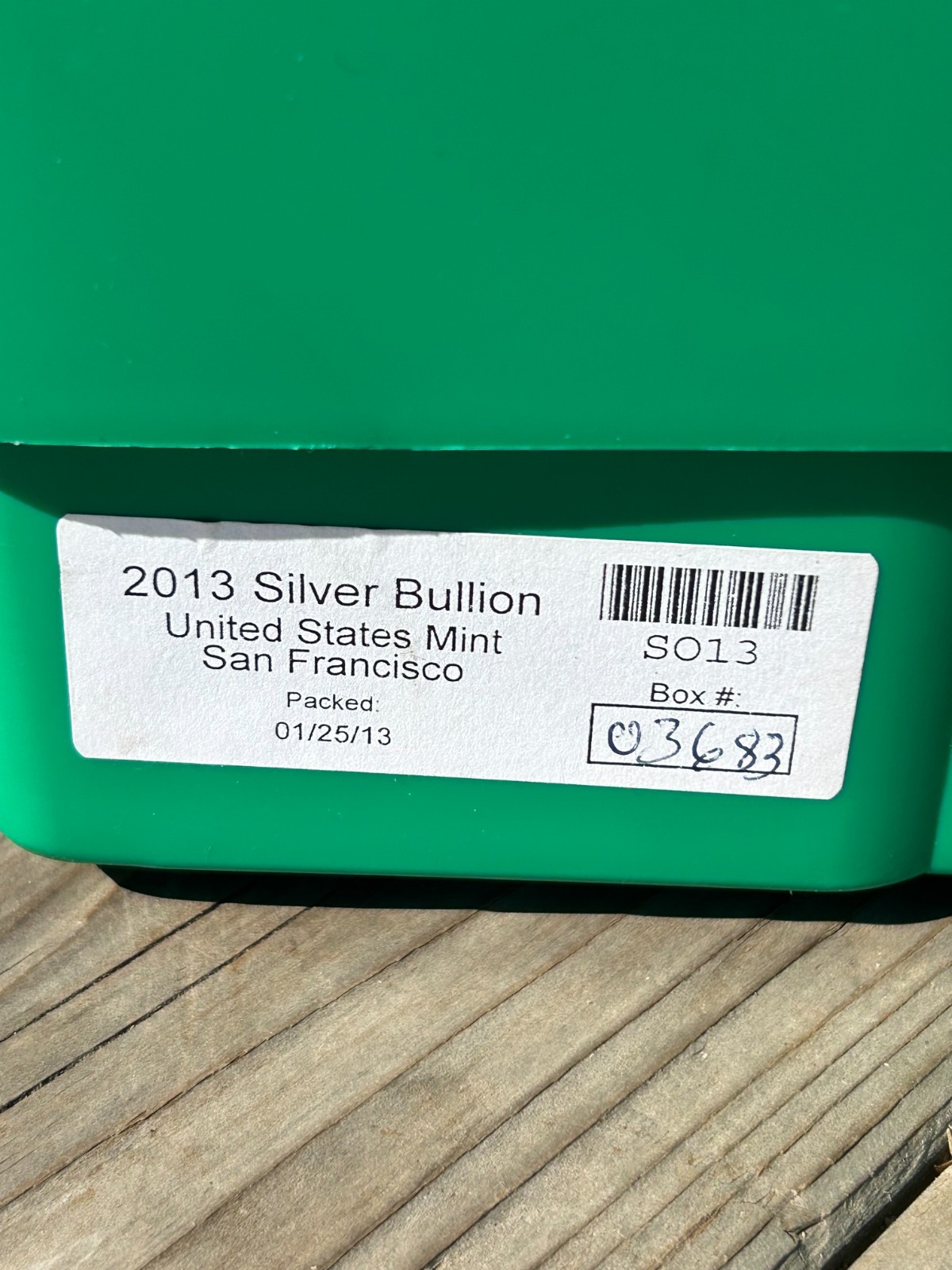 Empty Silver American Eagle US Mint - Silver Monster Box Only - No Coins 2 Trays