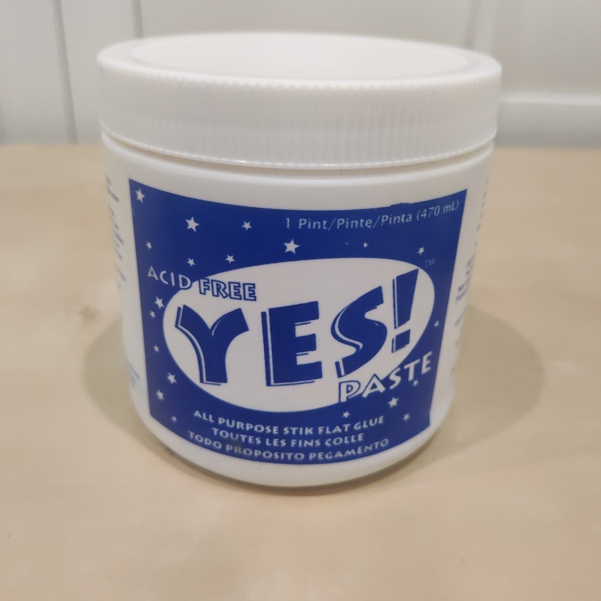 ADH0901 Yes All-Purpose Stik Flat Glue, 1-Pint (Brand New)