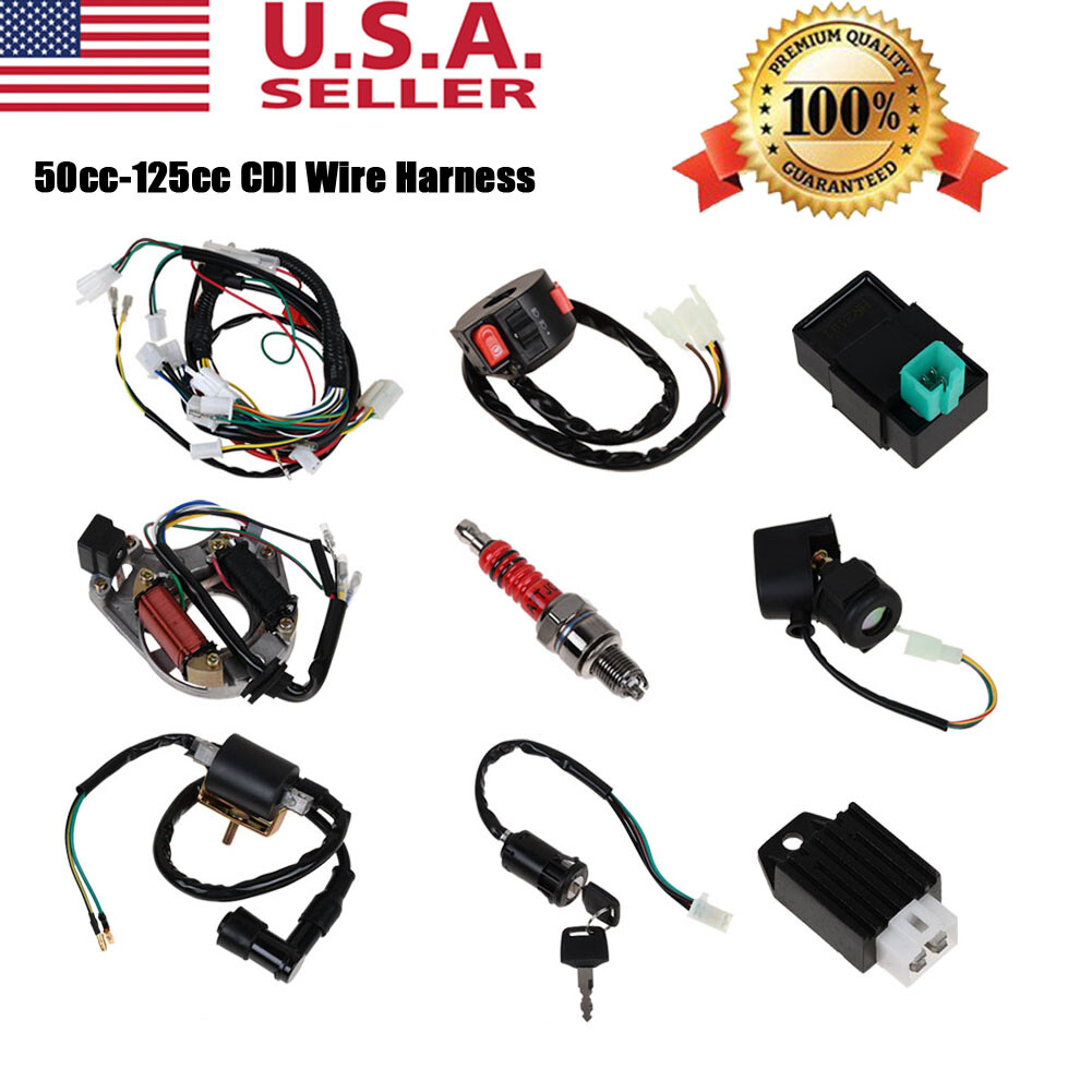 Electric Wiring Harness For Chinese ATV UTV GoKart Taotao 50CC 70 90 110CC 125CC
