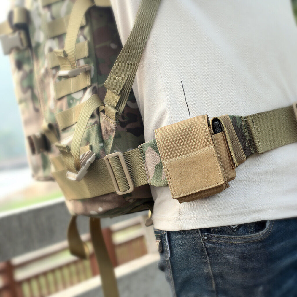 Utility EDC Tactical Mini Molle Pouch Cigarette Battery Lighter Belt Waist Pack