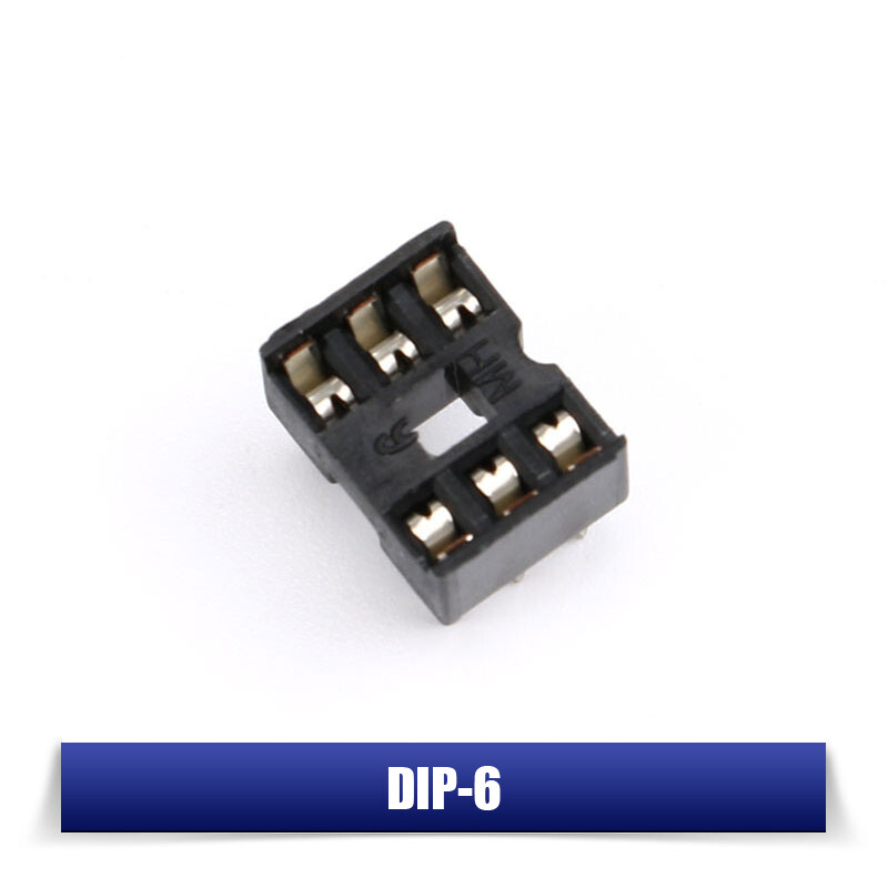 IC Sockets Integrated Circuit Socket DIP Holder 6/8/14/16/18/20/24/28/40 Pin