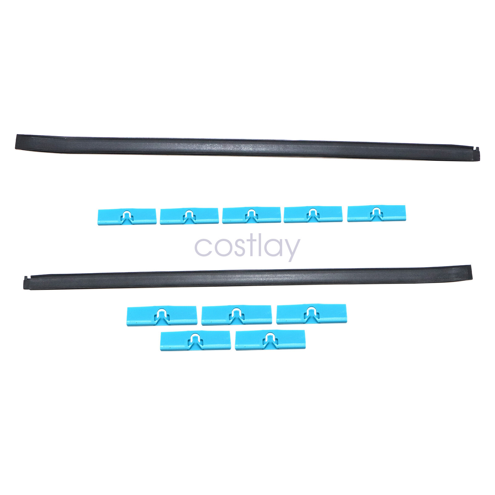 Fit Lexus GX460 2010-2022 Left Side + Right Side Windshield Moulding Kit New