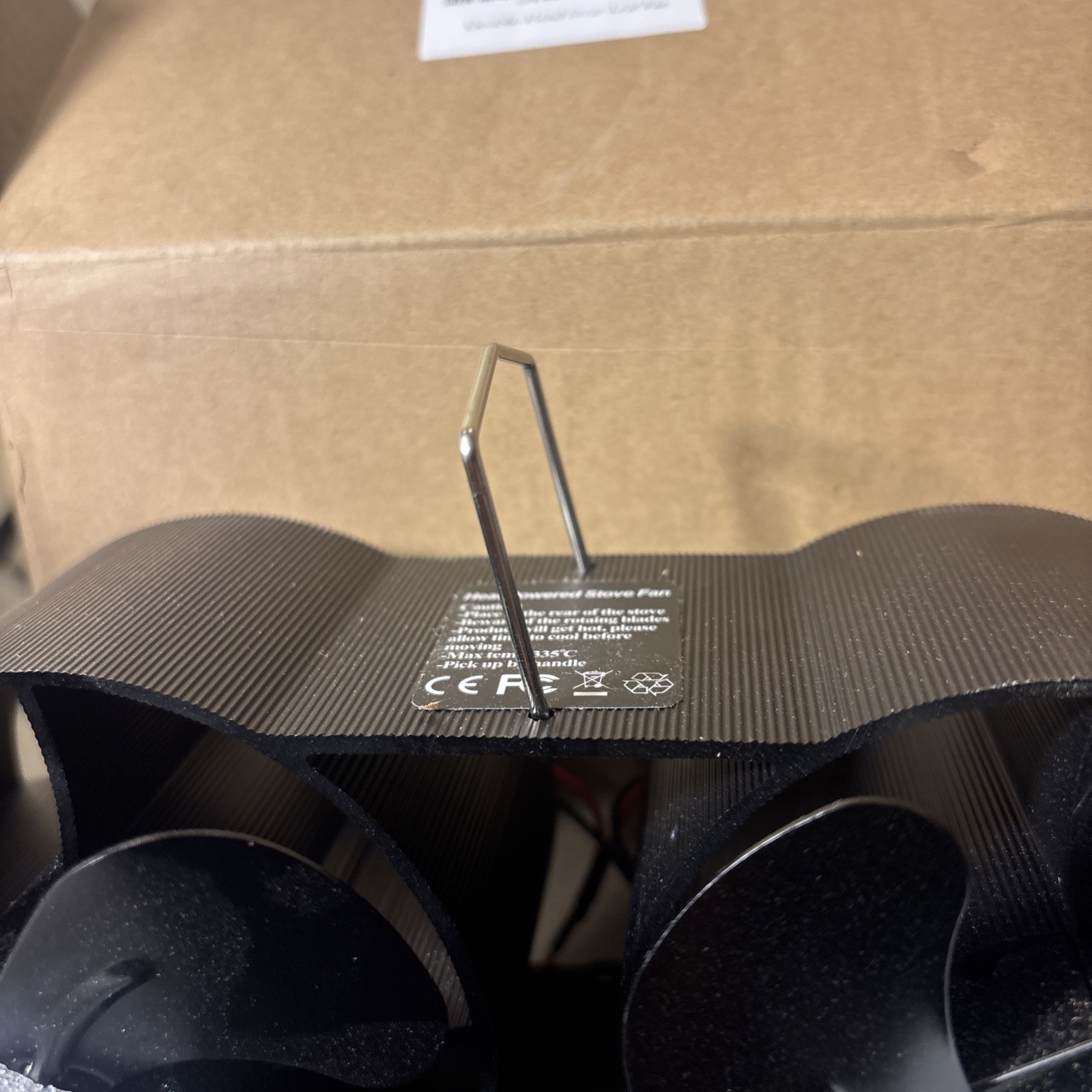 Double-Head Four Heat Powered Fan