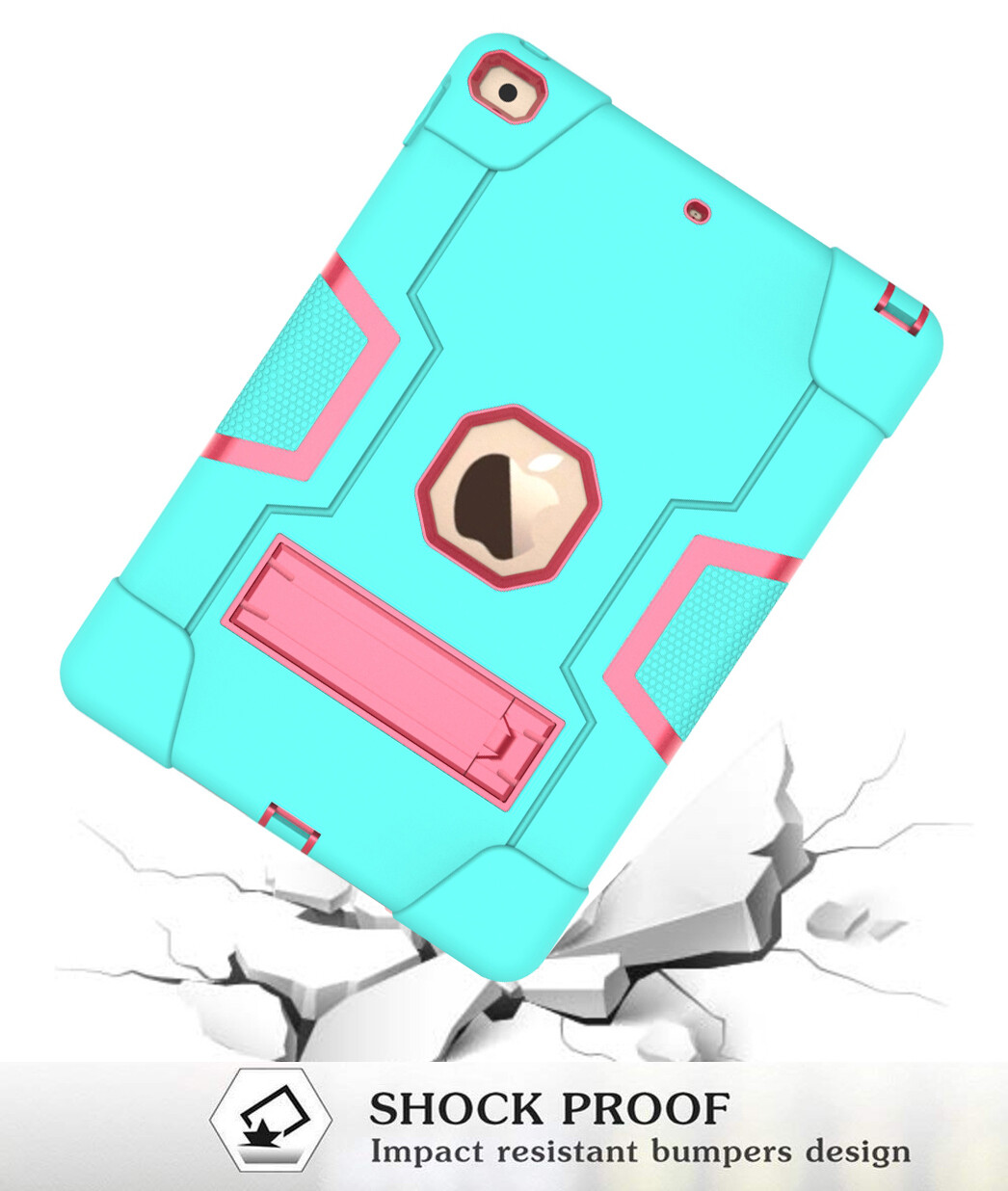 For iPad Mini 1 2 3 4 5 7.9"Gen Kids Hard Heavy Duty Shockproof Case Stand Cover