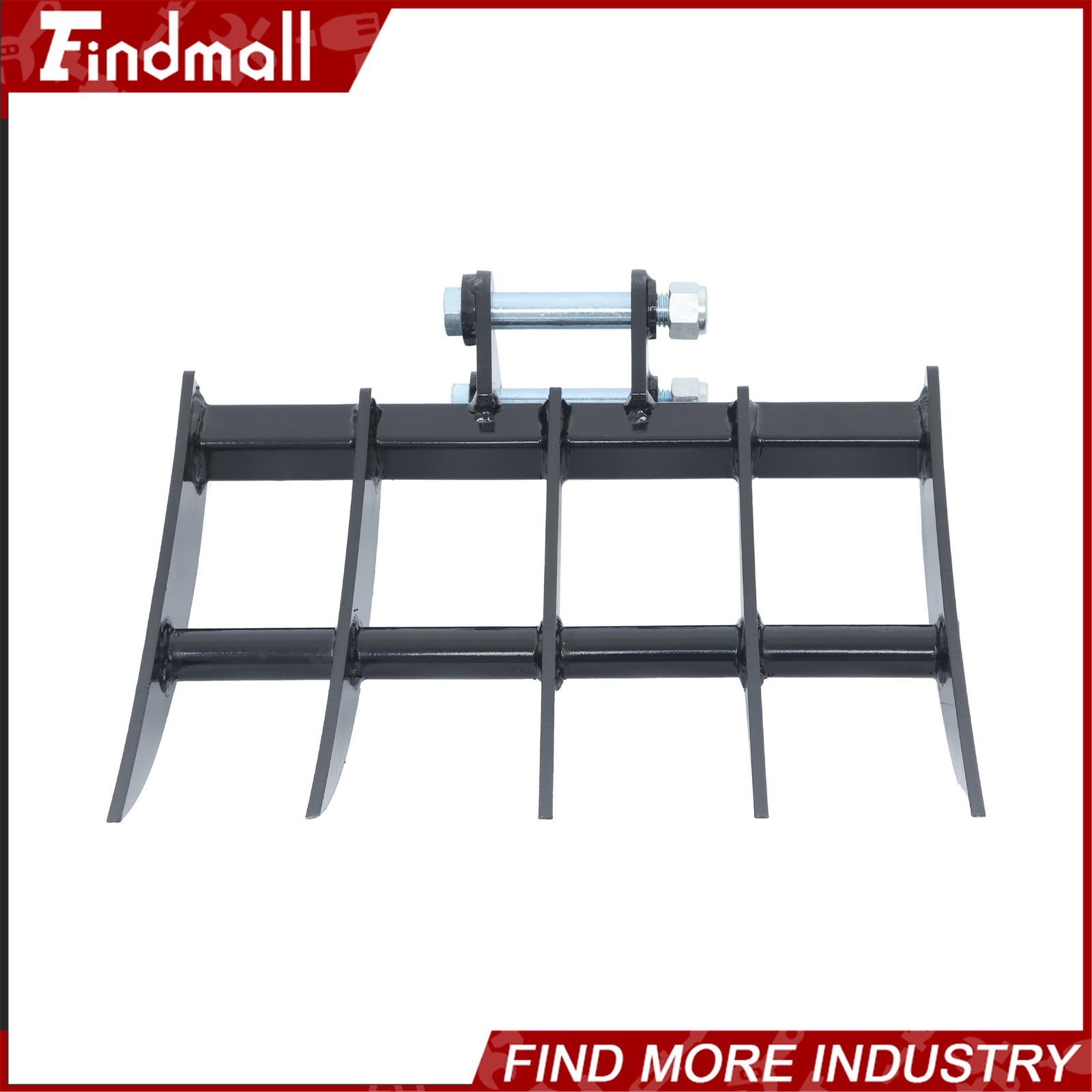 For One Ton to 1.5Ton Mini Excavator Small Digger Rake Attachments