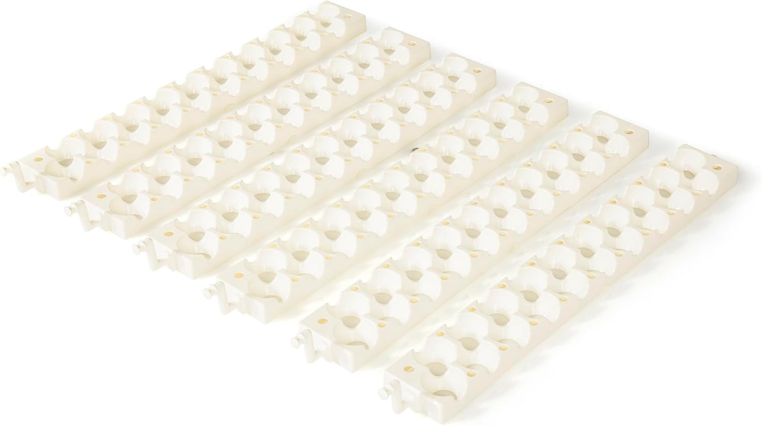 3400 Quail Rail Fits 120 Small Eggs, for 3400 Automatic Egg Turner, White (6 Pac
